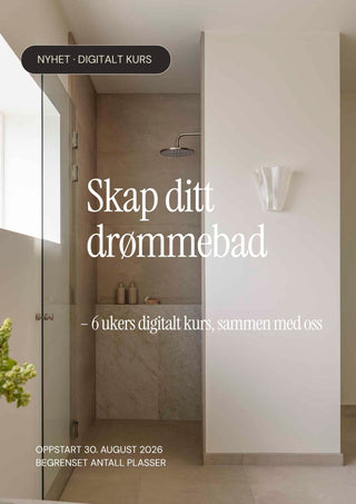6 Ukers digitalt kurs med interiørdesigner Malene og tømrer Dallas