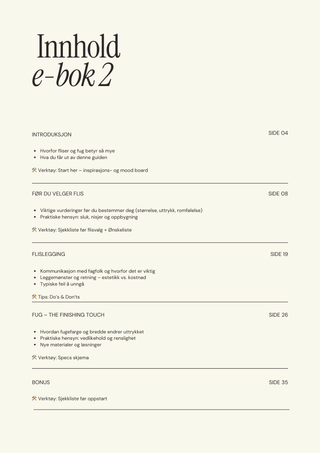 E-bok 2 "Flise- og fugeguiden"